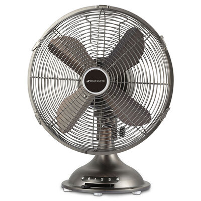 Bionaire® 12-inch Table Fan - All Metal, Pewter Bionaire® 12-inch Table Fan - All Metal, Pewter