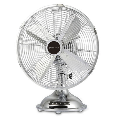 Bionaire® 12-inch Table Fan - All Metal, Chrome Bionaire® 12-inch Table Fan - All Metal, Chrome